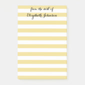 Modern Elegant Personalized School Teachers Name Post-it® Notes (Voorkant)