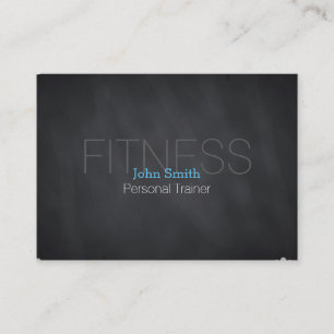 Modern elegant persoonlijk fitnessbord visitekaartje