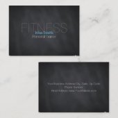 Modern elegant persoonlijk fitnessbord visitekaartje (Voorkant / Achterkant)