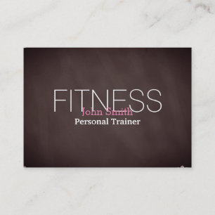 Modern elegant persoonlijk fitnessbord visitekaartje