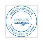 Modern Elegant Persoonlijk Retouradres Zelfinktende Stempel (Design)