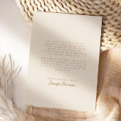 Modern Elegant Photo Afstuderen Bedankkaart