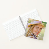 Modern Elegant Photo Afstuderen GuestBook Notitieboek (Binnen)