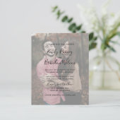 Modern Elegant Photo Budget Wedding Uitnodiging (Staand voorkant)