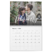 Modern Elegant Photo Family Kalender (Feb 2026)
