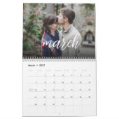Modern Elegant Photo Family Kalender (Mar 2027)