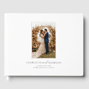 Modern Elegant Photo Wedding Gastenboek