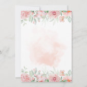 Modern Elegant Photo Wedding Invitation Kaart (Achterkant)