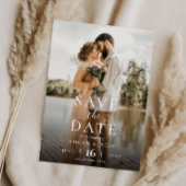 Modern Elegant Photo Wedding Save the Date