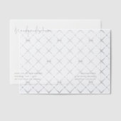 Modern Elegant Photo Wedding Vellum Uitnodigingen (Offset (Uitnodiging))