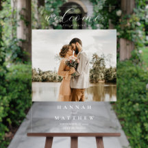 Modern Elegant Photo Wedding Welcome