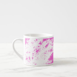 Modern Elegant Pink Tree Espresso Cup Kop
