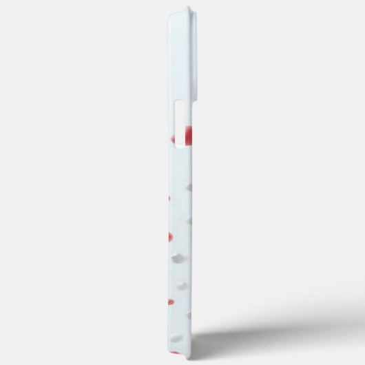 Modern elegant pink white heart valentine Case-Mate iPhone case (Achterkant / Rechts)