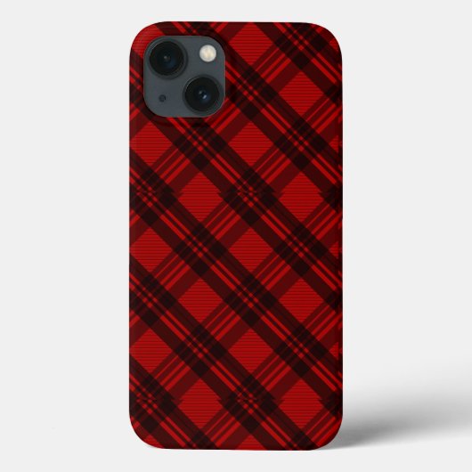 Modern Elegant Plaid Case-Mate iPhone Case (Achterkant)
