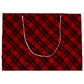 Modern & Elegant Plaid Groot Cadeauzakje (Achterkant)