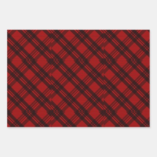 Modern & Elegant Plaid Inpakpapier Vel (Voorkant 3)