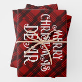 Modern & Elegant Plaid Inpakpapier Vel (In situ)