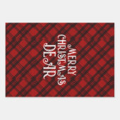 Modern & Elegant Plaid Inpakpapier Vel (Voorkant)