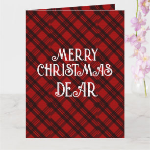Modern & Elegant Plaid Kaart
