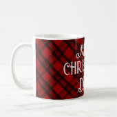 Modern & Elegant Plaid Koffiemok (Links)