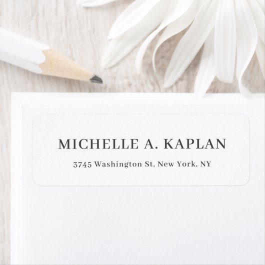Modern Elegant Plain Minimalist Creative Etiket (Insitu)