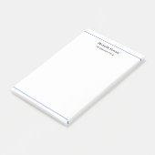 Modern Elegant Plain Minimalist Post-it® Notes (Schuin)