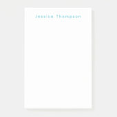 Modern Elegant Plain Simple Professional Name Post-it® Notes (Voorkant)