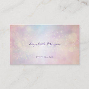 Modern Elegant Professional Bokeh Visitekaartje