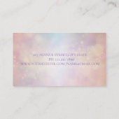 Modern Elegant Professional Bokeh Visitekaartje (Achterkant)