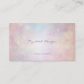 Modern Elegant Professional Bokeh Visitekaartje (Voorkant)