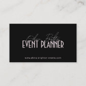 Modern Elegant Professional Event Planner Visitekaartje (Voorkant)