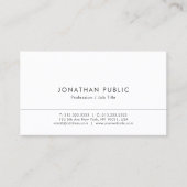 Modern Elegant Professional Simple Template Visitekaartje (Voorkant)