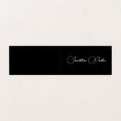 Modern Elegant Professional Typography Folded Visitekaartje (Buitenkant ongevouwen)