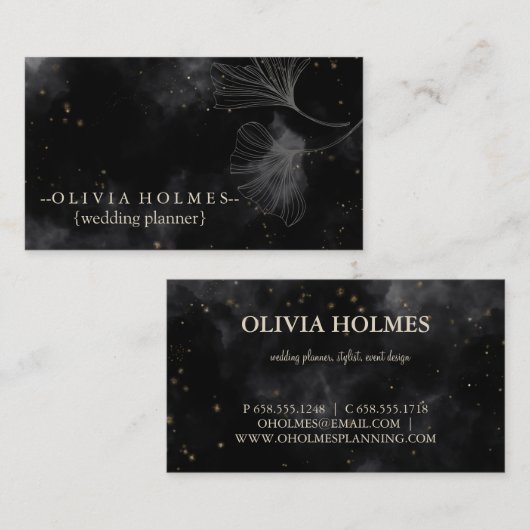 Modern Elegant Professional Visitekaartje (Voorkant / Achterkant)