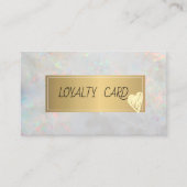 Modern elegant professioneel Lijst - Wit-wit Klantenkaartje (Voorkant)