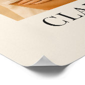 Modern Elegant Rehearsal Dinner Photo Welcome Sign Poster (Hoek)