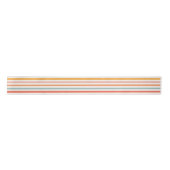 Modern Elegant Retro Kleurrijk Stripes Patroon Satijnen Lint (Voorkant)