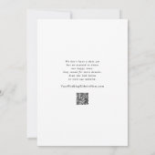 Modern Elegant Romantic Photo Verloving Announcem Aankondiging (Achterkant)