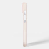 Modern Elegant Roos Gold Glitter Marble Case-Mate iPhone Case (Achterkant / Links)