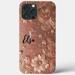 Modern elegant roos goud en bloemstukken3 Case-Mate iPhone case