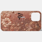 Modern elegant roos goud en bloemstukken3 Case-Mate iPhone case (Achterkant (horizontaal))