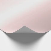 Modern Elegant Roos Goud Metallic Look Rosegold Cadeaupapier (Hoek)