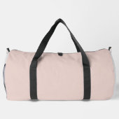 Modern Elegant Roos Roze Gepersonaliseerde Duffle Plunjezak (Achterkant)