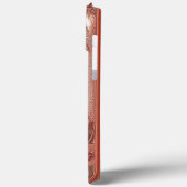 Modern elegant rozen goud met bloemencurve11 Case-Mate iPhone case (Achterkant / Links)