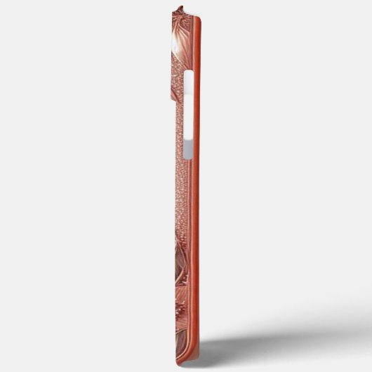 Modern elegant rozen goud met bloemencurve11 Case-Mate iPhone case (Achterkant / Links)