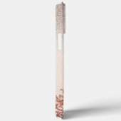 Modern elegant rozen goud met bloemencurve11 Case-Mate iPhone case (Achterkant / Rechts)