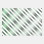 Modern Elegant Rustic Abstract en gestript Inpakpapier Vel (Voorkant 2)