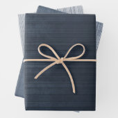 Modern Elegant Rustic Abstract gestript Inpakpapier Vel (In situ)