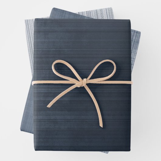 Modern Elegant Rustic Abstract gestript Inpakpapier Vel (In situ)