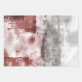Modern Elegant Rustic Abstract Inpakpapier Vel (Voorkant)